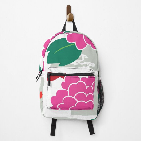 Item preview, Asian Folk Art Crane and Peony designed and sold by Haruwa.
