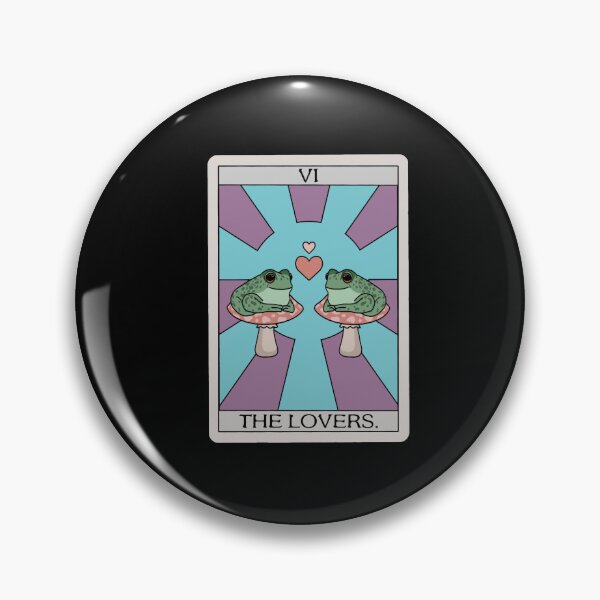 Item preview, the lovers frog tarot designed and sold by gunnytemade.