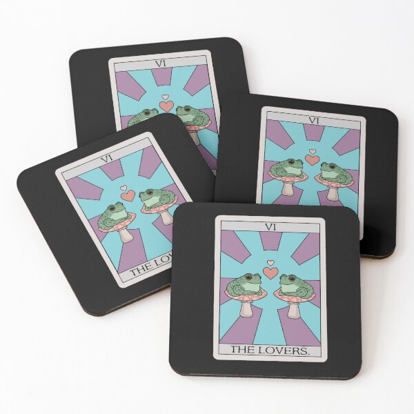 Item preview, the lovers frog tarot designed and sold by gunnytemade.