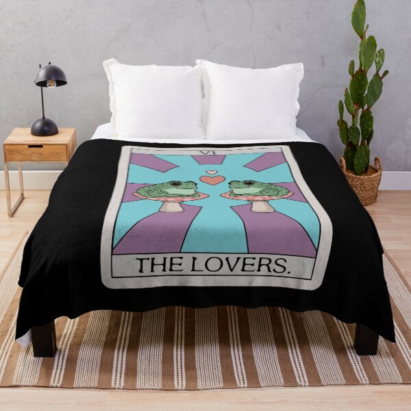 Item preview, the lovers frog tarot designed and sold by gunnytemade.