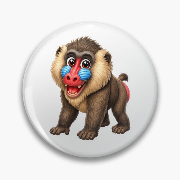 Item preview, Cute Baboon Illustration  designed and sold by BackgroundND.