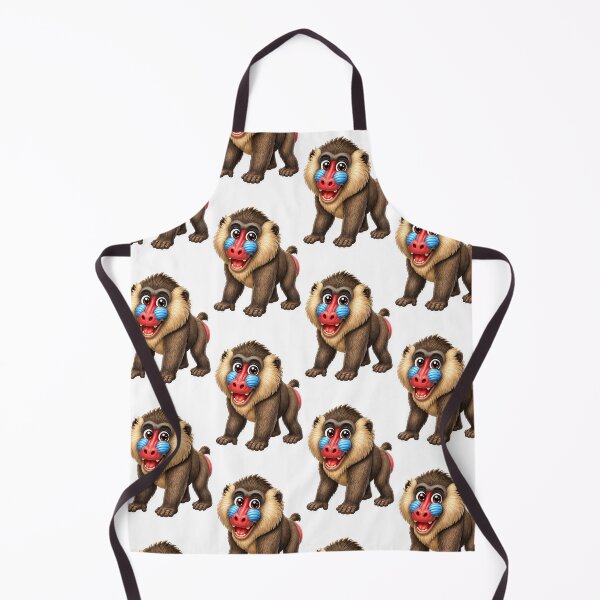 Item preview, Cute Baboon Illustration designed and sold by BackgroundND.