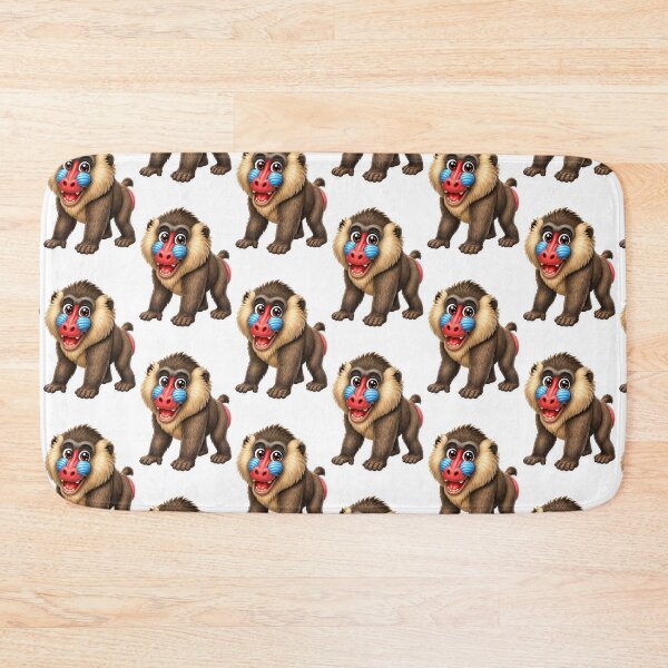 Item preview, Cute Baboon Illustration  designed and sold by BackgroundND.