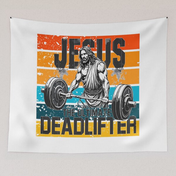 Item preview, jesus the ultimate deadlifter designed and sold by lakanarivas.