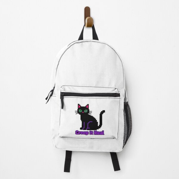 Item preview, Pixel Art Black Cat Creep It Real 8-Bit Gamer Halloween Graphic designed and sold by BKSARYLIFE.