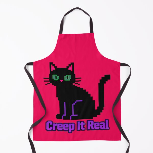Item preview, Pixel Art Black Cat Creep It Real 8-Bit Gamer Halloween Graphic designed and sold by BKSARYLIFE.