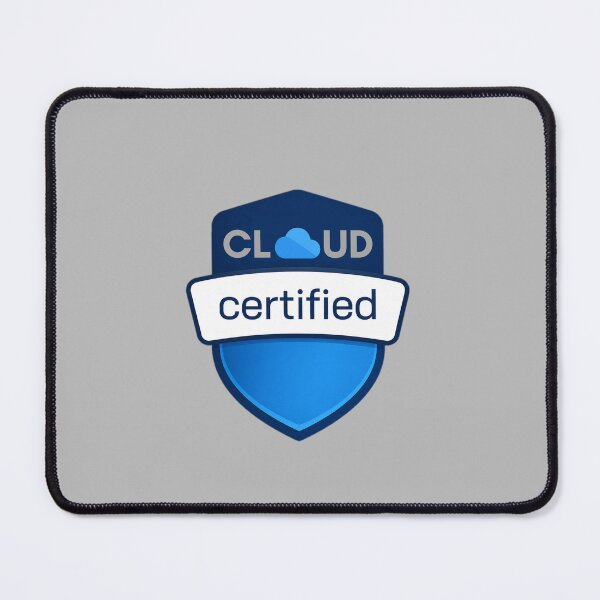 Item preview, Cloud Certified Badge Design | Microsoft Azure colors | Stickers, T-Shirts, Mugs, Backpacks, Pins, Notebooks & More designed and sold by I am Certified Designs.