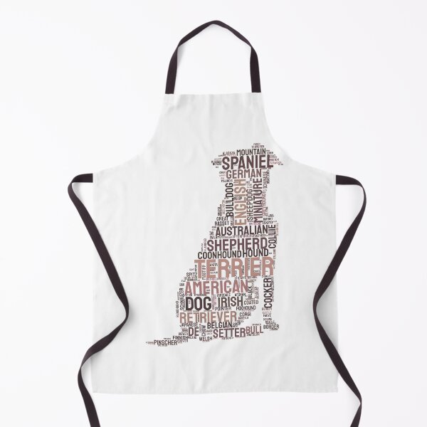Item preview, Howling Puppy Dog Breeds Typography Design designed and sold by AyfuDesigns.