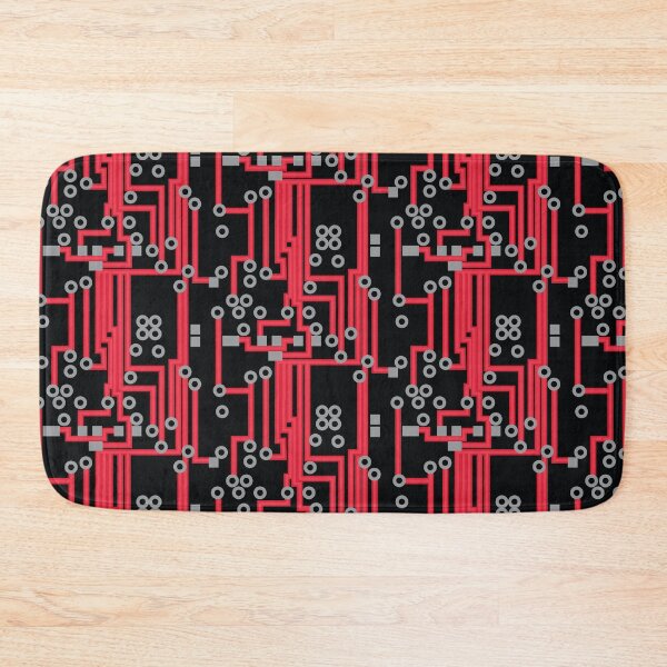 Item preview, Red Circuit Board Technology Geeky Cyberpunk Tech designed and sold by VintageStyle.