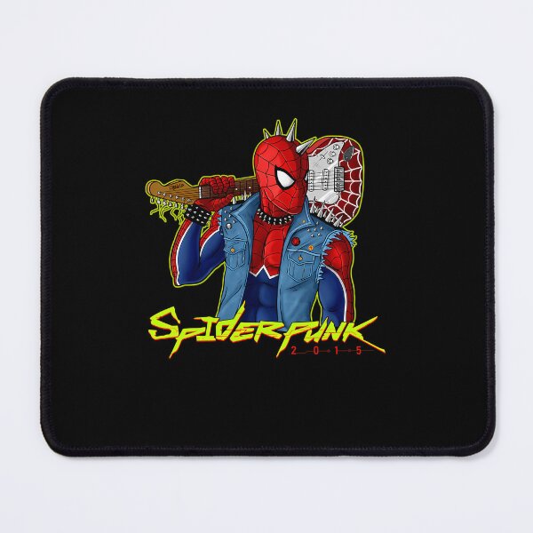 Item preview, Spider-Punk Guitar Denim Vest Spiked Mask designed and sold by the-snow-drop.