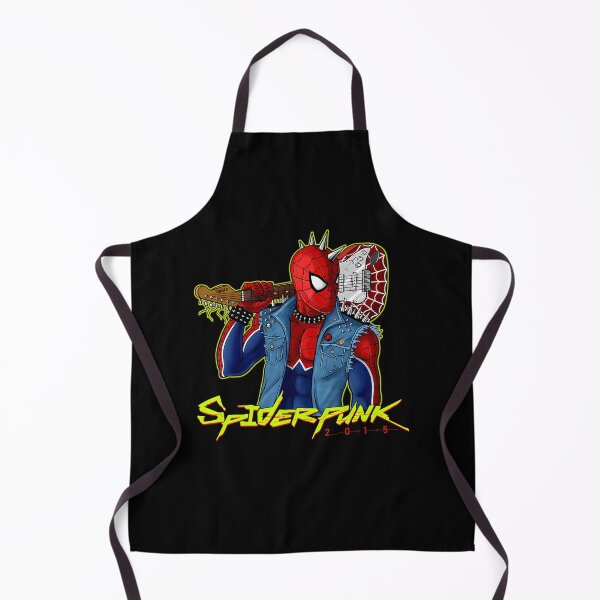 Item preview, Spider-Punk Guitar Denim Vest Spiked Mask designed and sold by the-snow-drop.