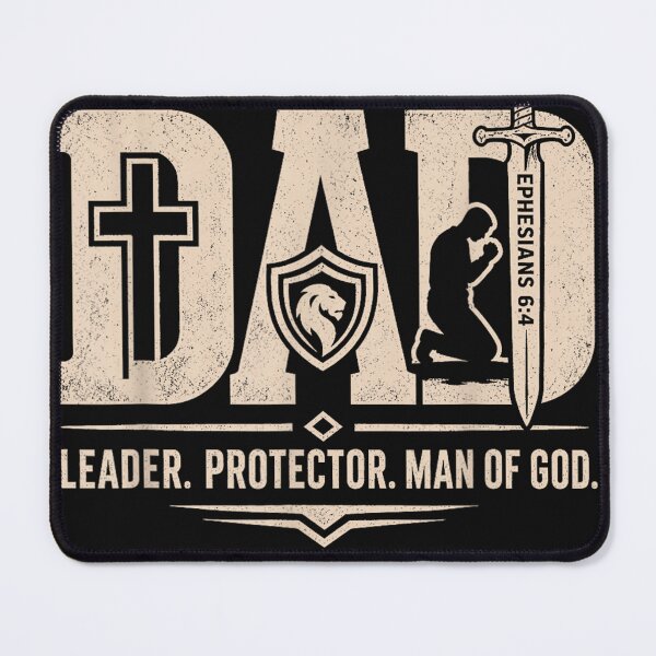 Item preview, Dad Leader Protector Man of God Christian Father's Day designed and sold by MatildaEllery.