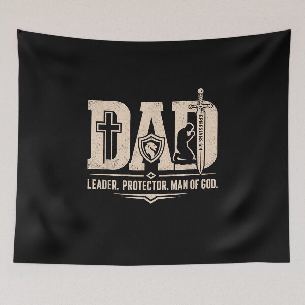 Item preview, Dad Leader Protector Man of God Christian Father's Day designed and sold by MatildaEllery.