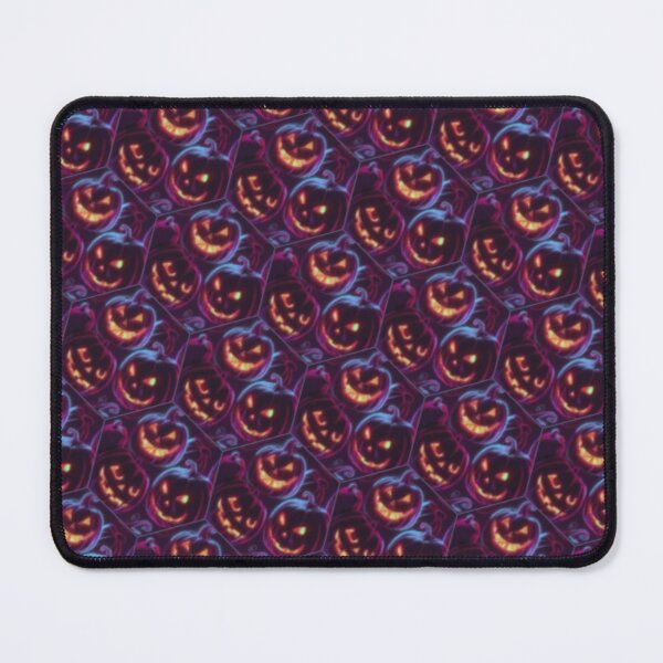 Item preview, Electric Pumpkins Pattern designed and sold by Shy Fractal Designs.