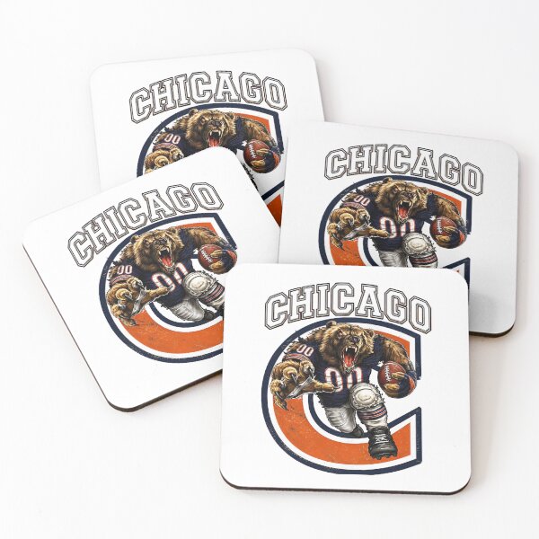 Item preview, Chicago Bears Roaring Football Bear designed and sold by Love-bloock.