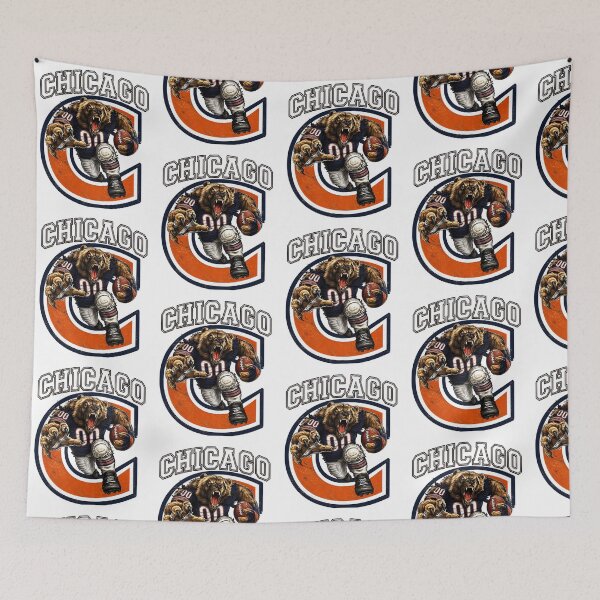 Item preview, Chicago Bears Roaring Football Bear designed and sold by Love-bloock.