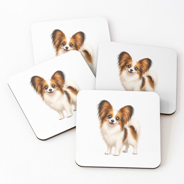 Item preview, Cute Papillon Puppy Illustration  designed and sold by BackgroundND.