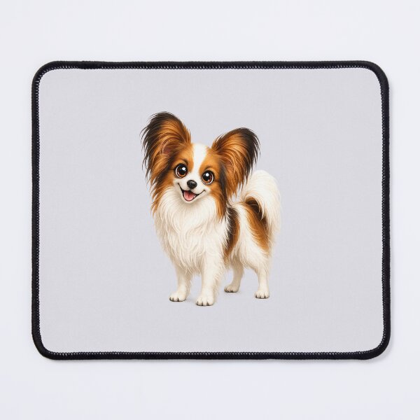 Item preview, Cute Papillon Puppy Illustration designed and sold by BackgroundND.