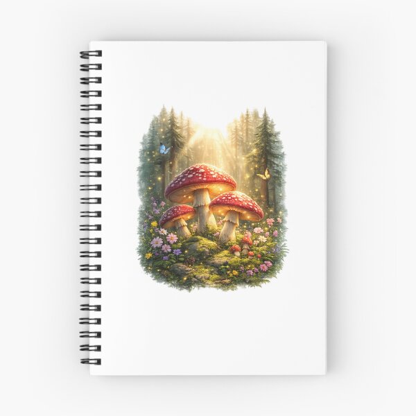Item preview, Fairy Mushroom Forest Scene designed and sold by ThilankaDesign.