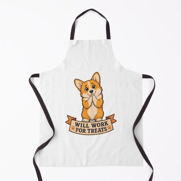 Item preview, Will Work For Treats Begging Corgi Dog designed and sold by Kaikab007.