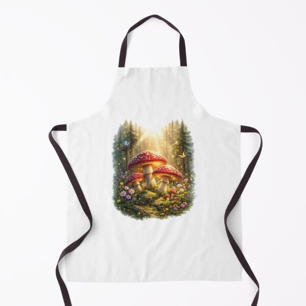 Item preview, Fairy Mushroom Forest Scene designed and sold by ThilankaDesign.