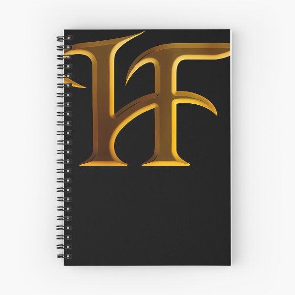 Item preview, Golden HF Metal Initial Monogram designed and sold by PatrickBrandt.