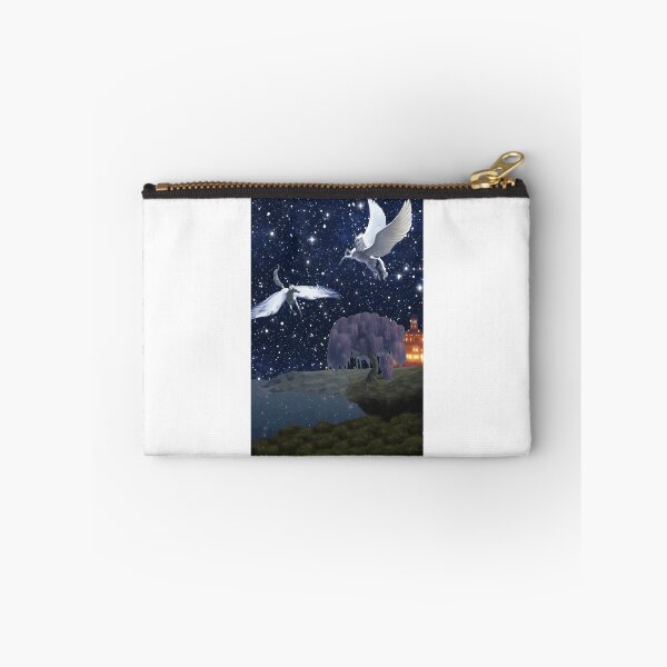 Item preview, Silveny And Greyfell Flying Over Havenfield designed and sold by RebelNatures.