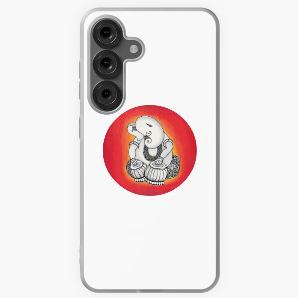 Vista previa del artículo con la obra «Musical Ganesha - [Ganesha Playing Tabla]», diseñado y vendido por PanacheArt.