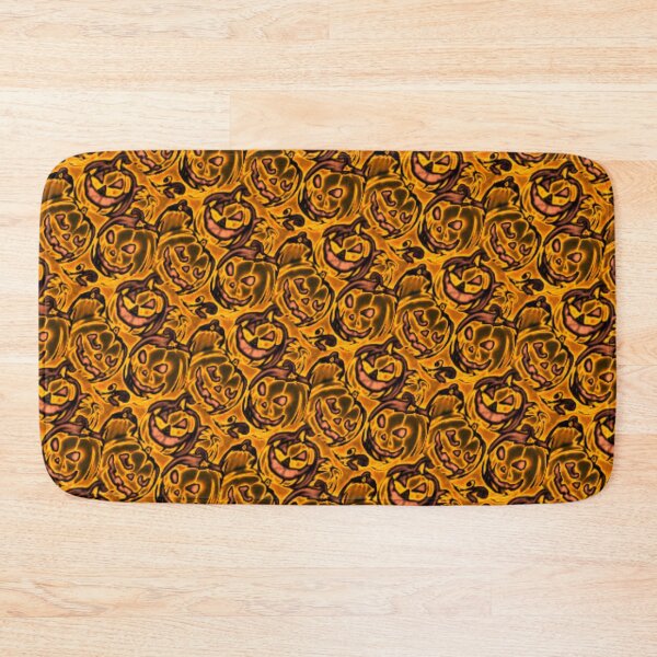 Item preview, Sunkist Pumpkins Pattern designed and sold by Shy Fractal Designs.