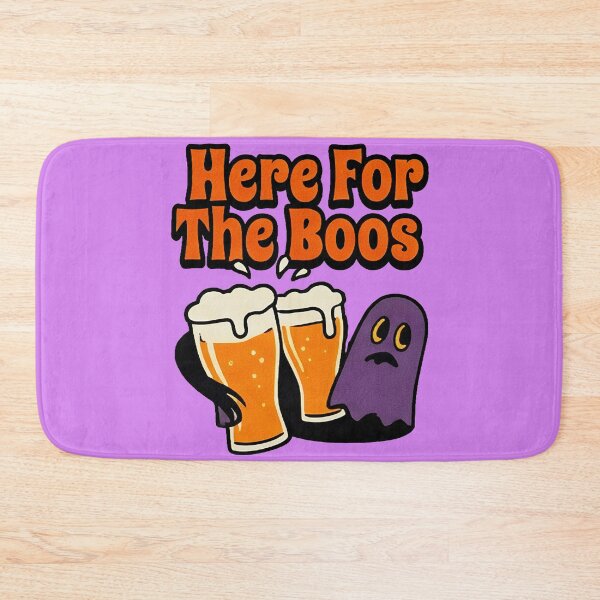 Item preview, Here For The Boos Purple Ghost Toasting Beer Glasses Halloween Graphic designed and sold by BKSARYLIFE.