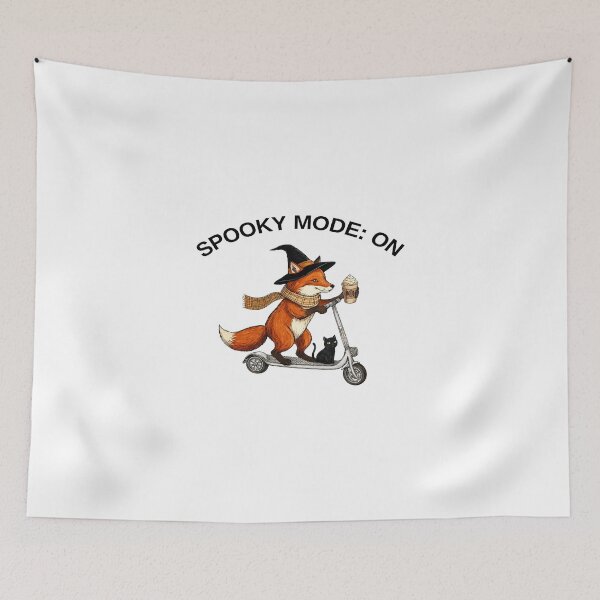 Item preview, Spooky Mode On  Witch Fox Halloween designed and sold by IrvingMorales.