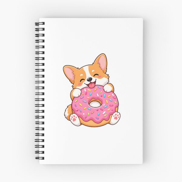 Item preview, Cute Corgi Hugging Pink Sprinkled Donut designed and sold by Kaikab007.