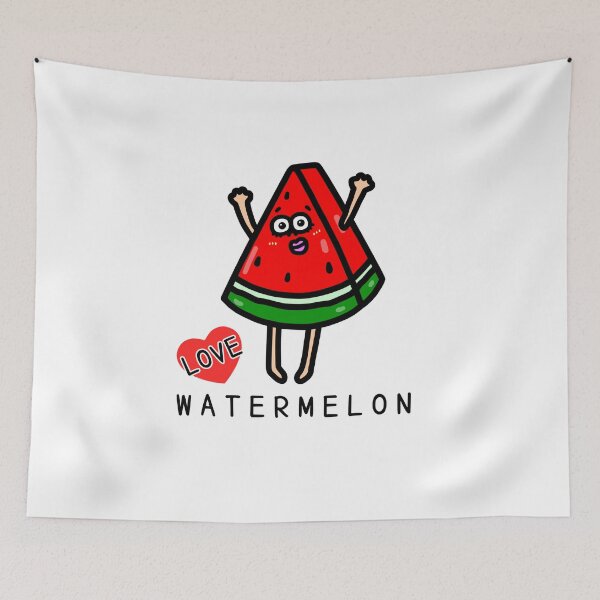 Item preview, Cute I LOVE WATERMELON designed and sold by kanaehonkawa.