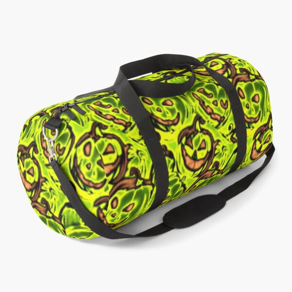 Item preview, Haunted Green Pumpkins Pattern designed and sold by Shy Fractal Designs.