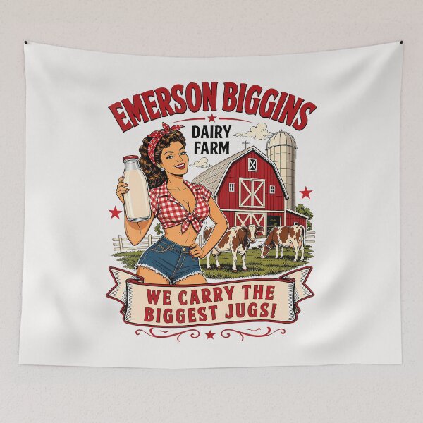 Item preview, Emerson Biggins Funny Adult Humor Innuendo Joke Gag Gifts designed and sold by JamesCrArt.
