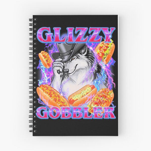 Item preview, 79 Glizzy Gobbler Funny Wolf Hot Dog Meme Graphic Gen Z T-Shirt designed and sold by JamesCrArt.
