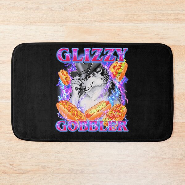 Item preview, 79 Glizzy Gobbler Funny Wolf Hot Dog Meme Graphic Gen Z T-Shirt designed and sold by JamesCrArt.