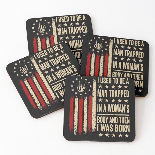 Item preview, I Used To Be A Man Trapped In A Woman'S Body Then I Was Born designed and sold by JamesCrArt.