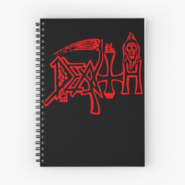 Item preview, Red Extreme Death Metal Band Logo Scythe designed and sold by leahshuman.