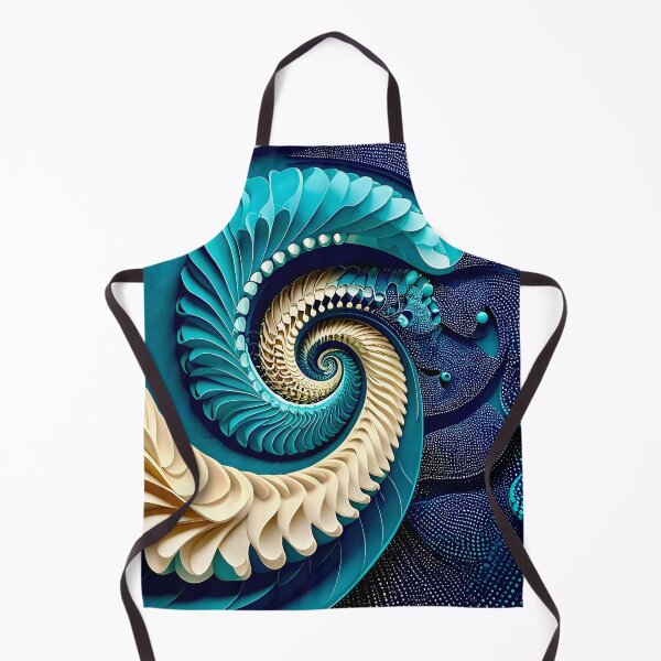Item preview, Intricate Spiral Design in Blue and White designed and sold by Vicky Brago-Mitchell®.
