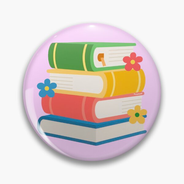 Artikelvorschau, Bücherwurm-Blumenaufkleber entworfen und verkauft von DesignPMG.