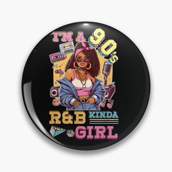Item preview, I'm A 90s R&B Kinda Girl Vintage Hip Hop Soul Music T-Shirt designed and sold by shlana.