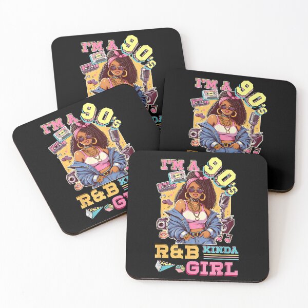 Item preview, I'm A 90s R&B Kinda Girl Vintage Hip Hop Soul Music T-Shirt designed and sold by shlana.