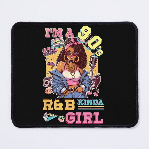 Item preview, I'm A 90s R&B Kinda Girl Vintage Hip Hop Soul Music T-Shirt designed and sold by shlana.