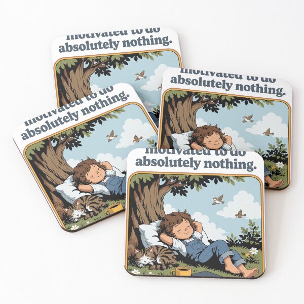 Item preview, Funny Highly Motivated to Do Absolutely Nothing Quote T-Shirt designed and sold by Coldink.