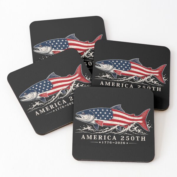 Item preview, 250 America Years 1776 2026 Fishing USA Flag 250th Birthday designed and sold by MatildaEllery.