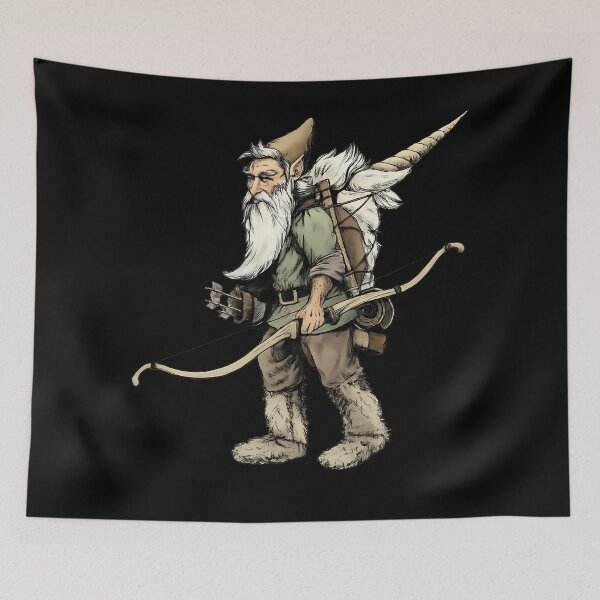 Item preview, Gnome Packing Out A Unicorn designed and sold by naturebyxomi.
