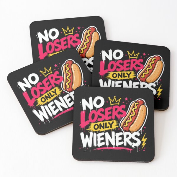 Item preview, Funny Wiener Winner Bold Food Pun Design designed and sold by markymaarty.