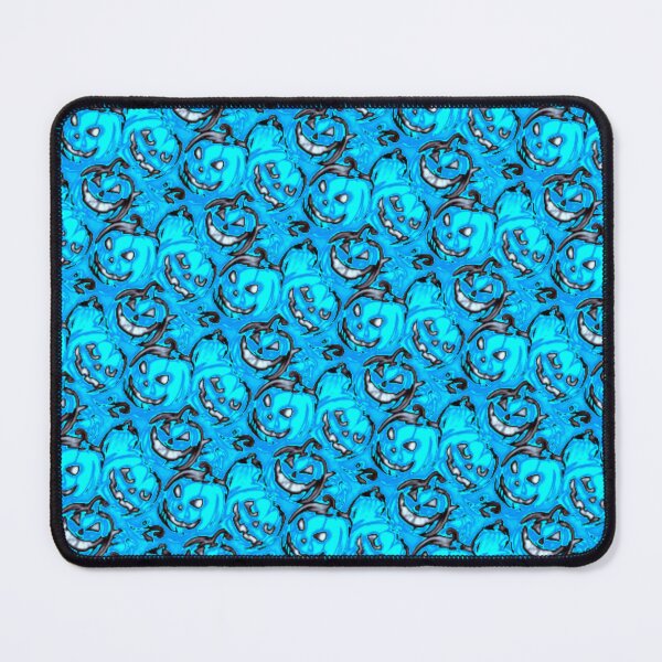 Item preview, Haunted Blue Pumpkins Pattern designed and sold by Shy Fractal Designs.