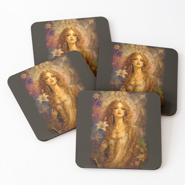 Item preview, The Keeper of the Golden Lily designed and sold by Sanctum Icons.